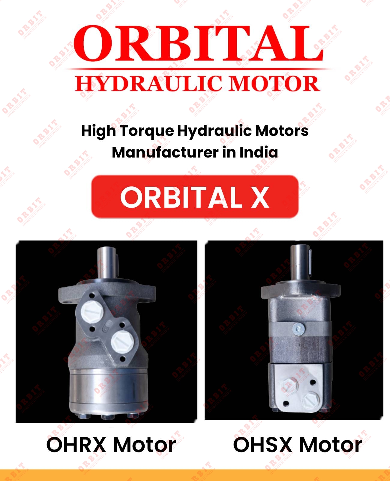 OMP X - 50 83062960 White Hydraulic Motor